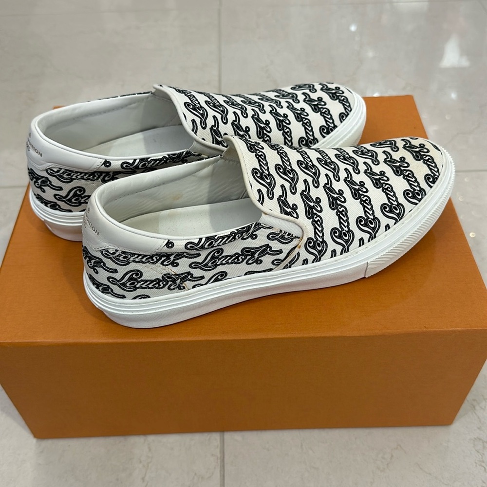 Louis Vuitton Men’s Trocadero Slip-on Sneakers Size US 9 (7.5EU)